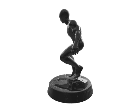 Фигурка Паука Хроса, Симпатичная стилизация, 3D печать 3D Принт Модель