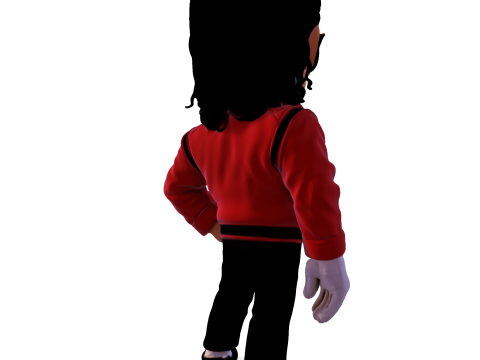 Michael Jackson Cartoony Figurine 3D print model 3D Print Model