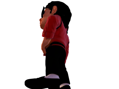 Michael Jackson Cartoony Figurine 3D print model 3D Print Model