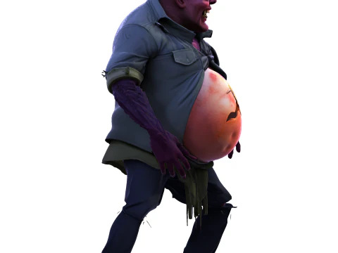 Grotesque Horror Spawn High Poly 3D Printable Figurine 3D Print Model
