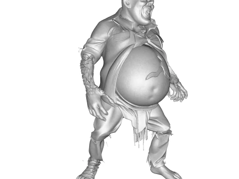 Grotesque Horror Spawn High Poly 3D Printable Figurine 3D Print Model