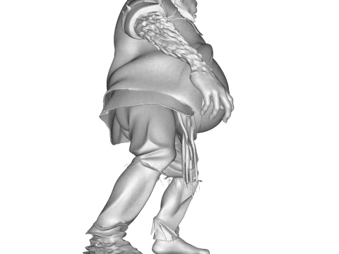 Grotesque Horror Spawn High Poly 3D Printable Figurine 3D Print Model