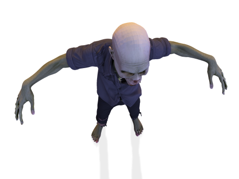 Зомбі Уокер 3D Printable Figurine 3D друкована модель 3D Принт Модель