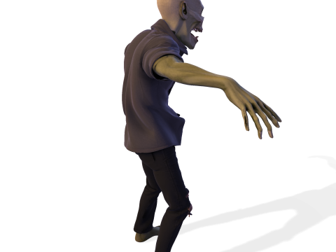 Зомбі Уокер 3D Printable Figurine 3D друкована модель 3D Принт Модель