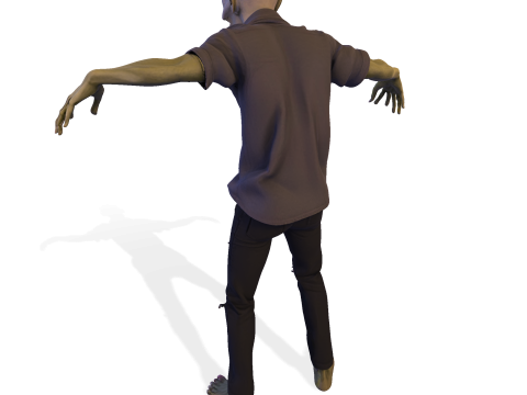 Зомбі Уокер 3D Printable Figurine 3D друкована модель 3D Принт Модель