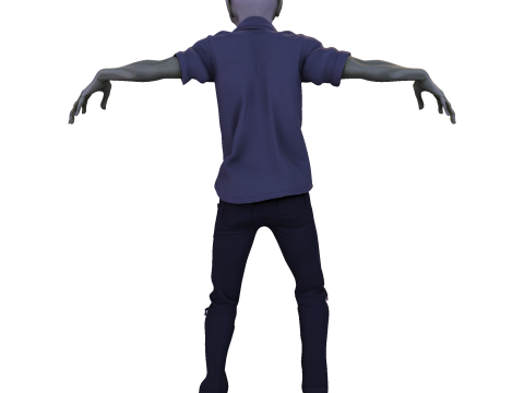 Зомбі Уокер 3D Printable Figurine 3D друкована модель 3D Принт Модель