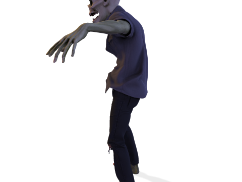 Зомбі Уокер 3D Printable Figurine 3D друкована модель 3D Принт Модель