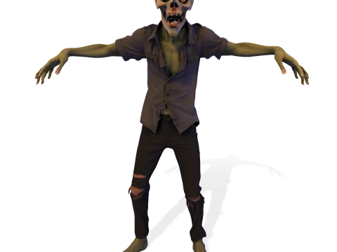 Зомбі Уокер 3D Printable Figurine 3D друкована модель 3D Принт Модель