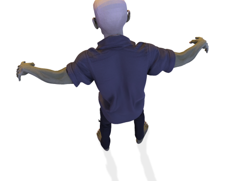 Зомбі Уокер 3D Printable Figurine 3D друкована модель 3D Принт Модель