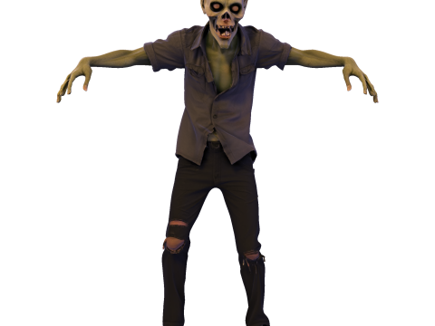 Зомбі Уокер 3D Printable Figurine 3D друкована модель 3D Принт Модель