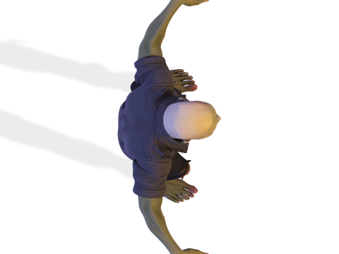 Зомбі Уокер 3D Printable Figurine 3D друкована модель 3D Принт Модель