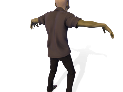 Зомбі Уокер 3D Printable Figurine 3D друкована модель 3D Принт Модель