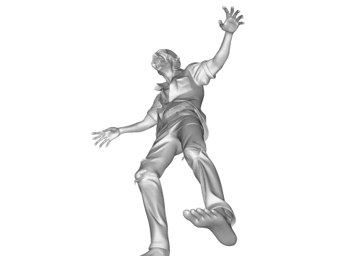 Зомбі Уокер 3D Printable Figurine 3D друкована модель 3D Принт Модель