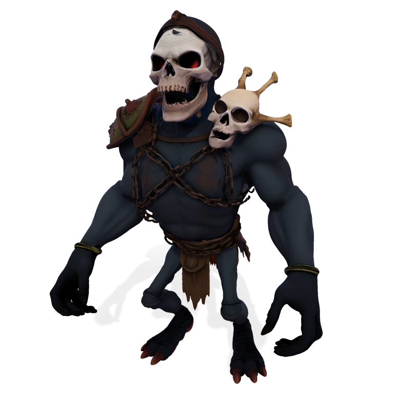 Figurka Tytana z Czaszką, High Poly, do druku 3D Model do druku 3D .c4d .max .obj .3ds .fbx .stl .blend