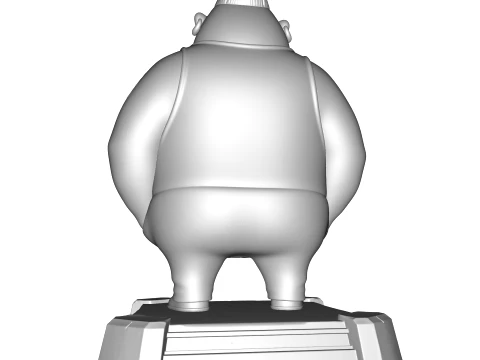 Bullet Stylized 3D Character Model MR Been Series HighDetail Figurine 3D Print Model