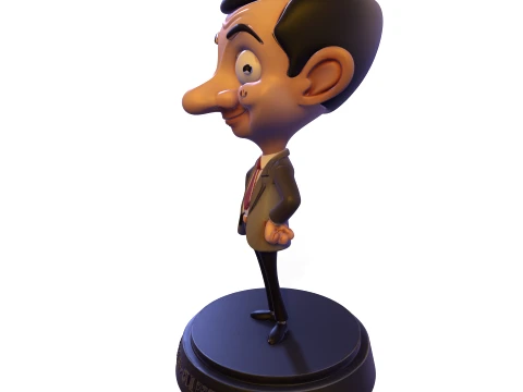 Mr Bean Stylized PBR 3D Collectible Figure 3D Print Model