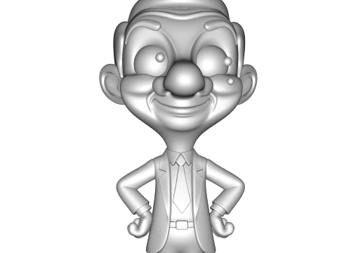 Mr Bean Stylized PBR 3D Collectible Figure 3D Print Model