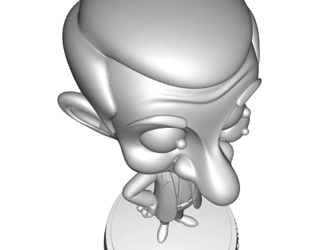 Mr Bean Stylized PBR 3D Collectible Figure 3D Print Model