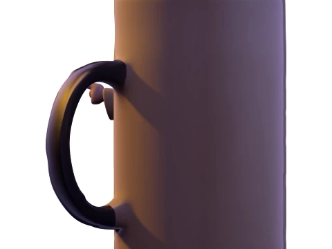 Stylized Character Mug 3D Figurine Surreal Sculpture Collectible Model 3D Print Model