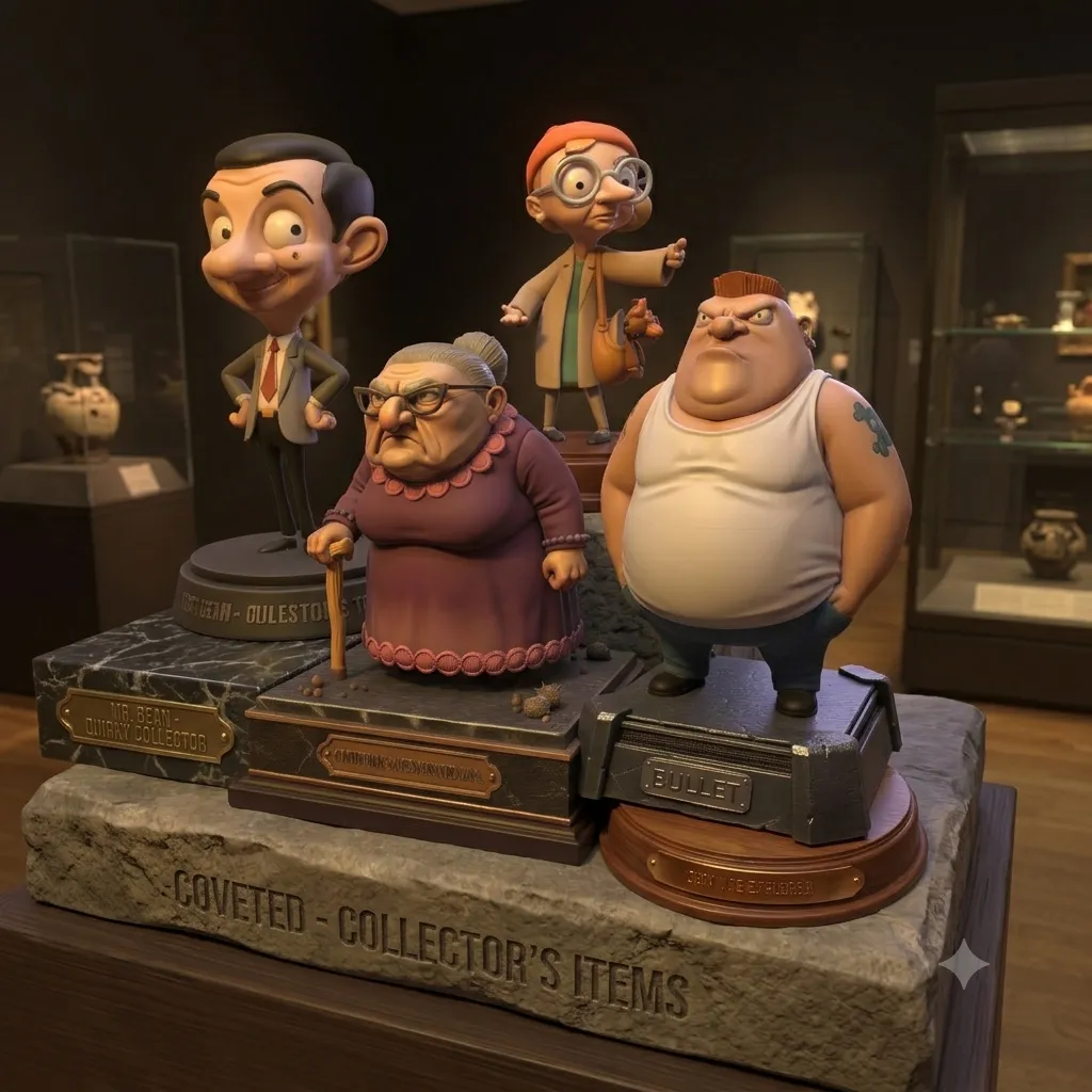 Legacy Character Collection Stylized 3D Figurine Pack 5 Detailed Models Collectors Edition 3D Print Model .c4d .max .obj .3ds .fbx .stl .blend 