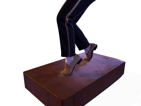 Michael Jackson Retro 1980s Pop Icon Statue 3D Print Model