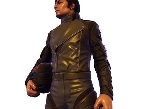 Michael Jackson Pop King Sci-Fi Soldier Statue 3D Print Model