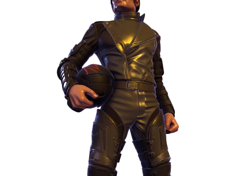Michael Jackson Pop King Sci-Fi Soldier Statue 3D Print Model
