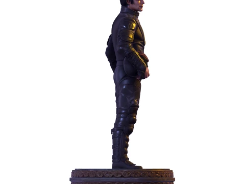 Michael Jackson Pop King Sci-Fi Soldier Statue 3D Print Model