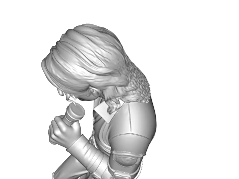 MJ PBR 1980s Pop Icon Bad Tour Dance Pose Statue STL 3D 3D Print Model