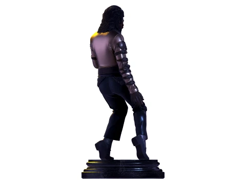 MJ PBR 1980s Pop Icon Bad Tour Dance Pose Statue STL 3D 3D Print Model