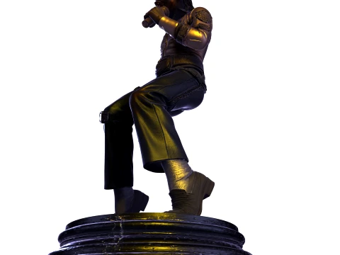 MJ PBR 1980s Pop Icon Bad Tour Dance Pose Statue STL 3D 3D Print Model