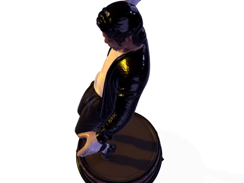 Michael jackson PBR Pop Legend Billie Jean Performance Statue 3D Print Model