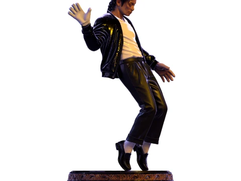 Michael jackson PBR Pop Legend Billie Jean Performance Statue 3D Print Model