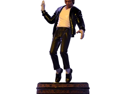 Michael jackson PBR Pop Legend Billie Jean Performance Statue 3D Print Model