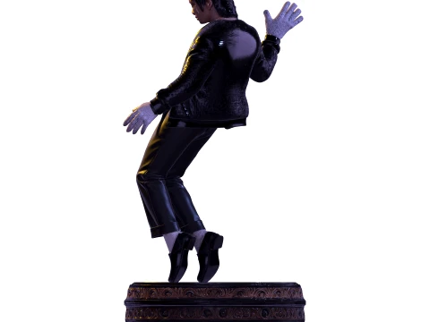 Michael jackson PBR Pop Legend Billie Jean Performance Statue 3D Print Model