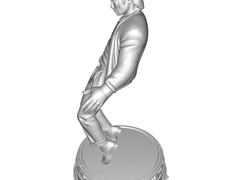 Michael jackson PBR Pop Legend Billie Jean Performance Statue 3D Print Model