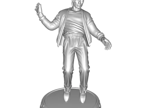 Michael jackson PBR Pop Legend Billie Jean Performance Statue 3D Print Model
