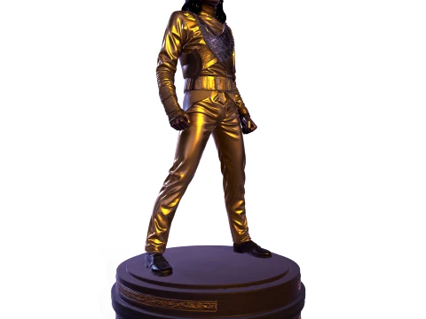 Michael jackson PBR Ultimate Legendary Pop King 3D Print Model