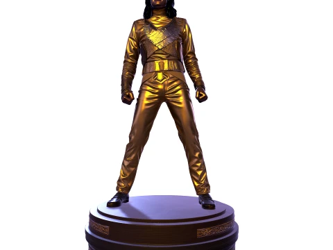 Michael jackson PBR Ultimate Legendary Pop King 3D Print Model