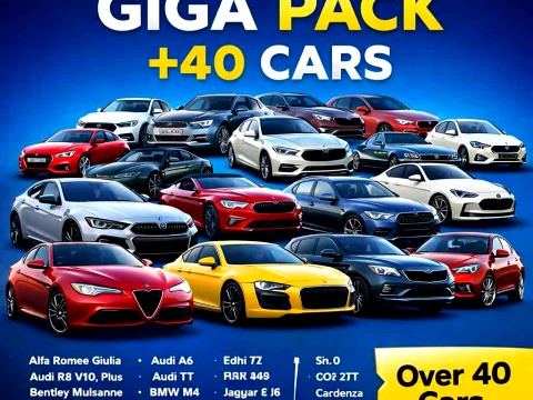 Premium 40 HighQuality 3D Vehicle Models Bundle Pack 3D Model