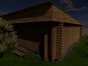 Selling a bathhouse project 3Dモデル