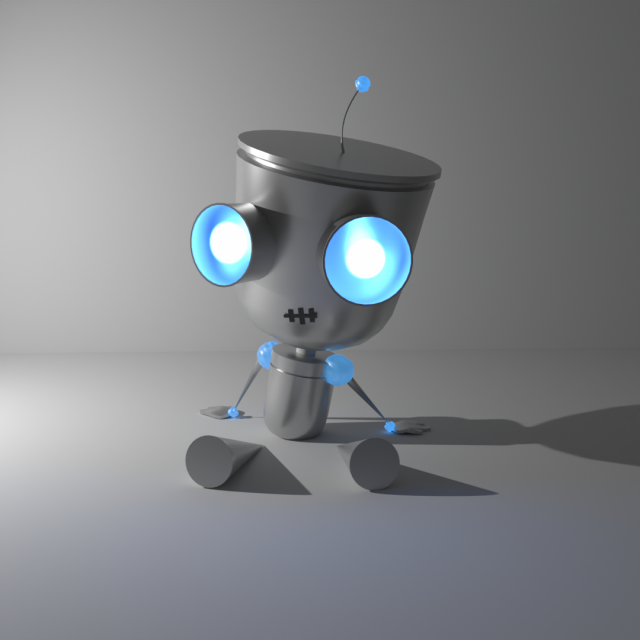 Robot 3D Model .c4d .max .obj .3ds .fbx .stl .blend 