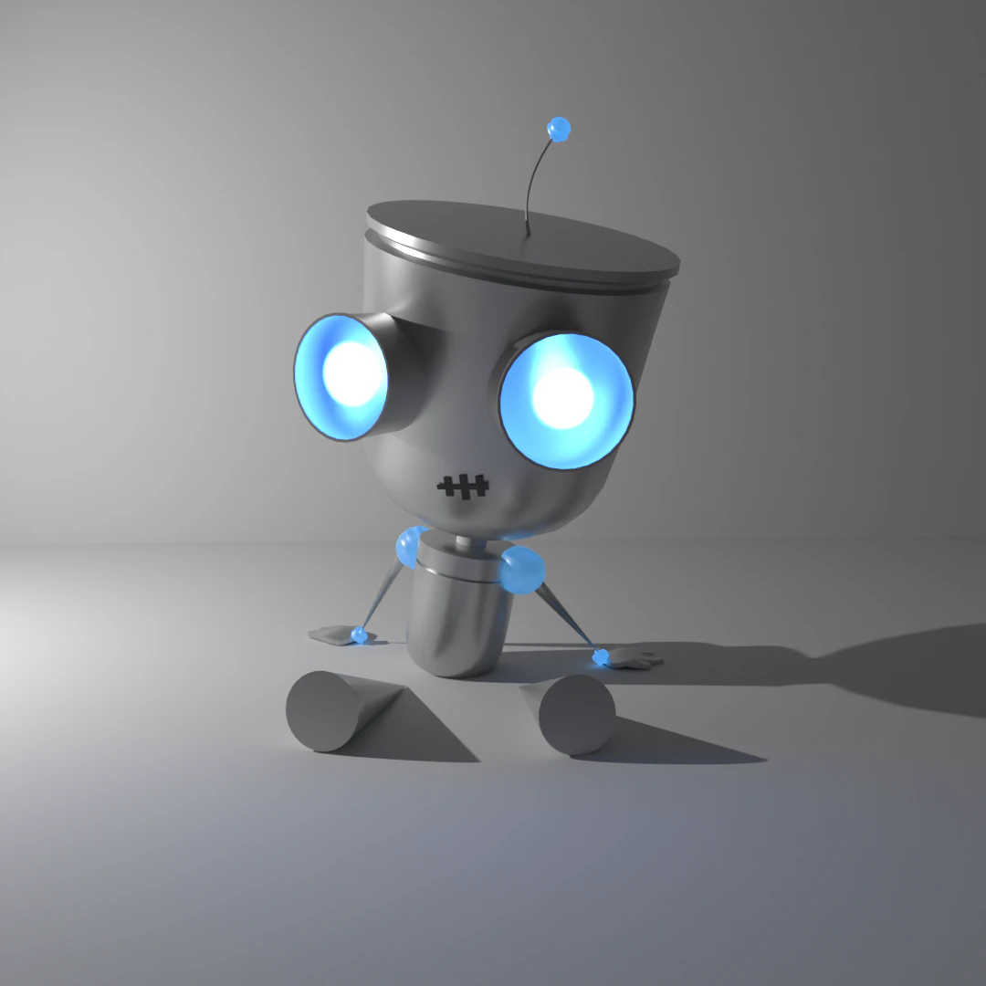 Robot 3D Model .c4d .max .obj .3ds .fbx .stl .blend