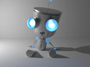 기계 인간 3D 모델