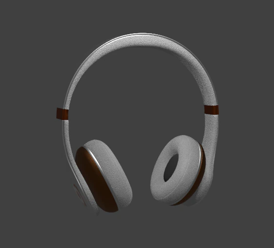 Headphones 3D Model .c4d .max .obj .3ds .fbx .stl .blend 