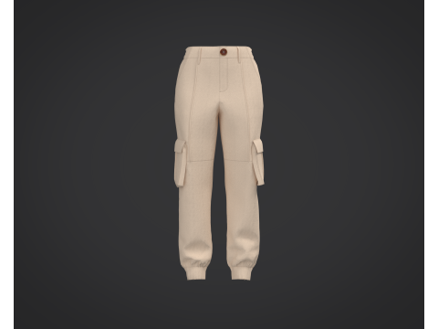 3D Cargo Pants Model 3D Модель