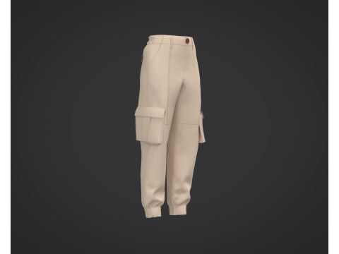 3D Cargo Pants Model 3D Model