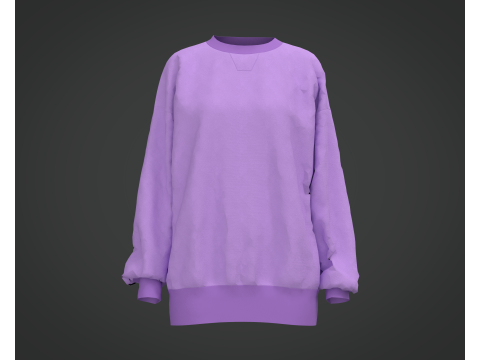 Of a Purple Sweatshirt 3D Модель
