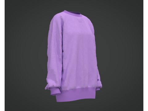 Of a Purple Sweatshirt 3D 模型