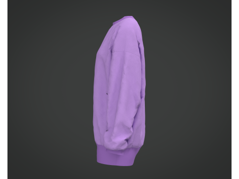 Of a Purple Sweatshirt 3D 模型